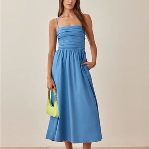 Reformation Lissa Dress Azure